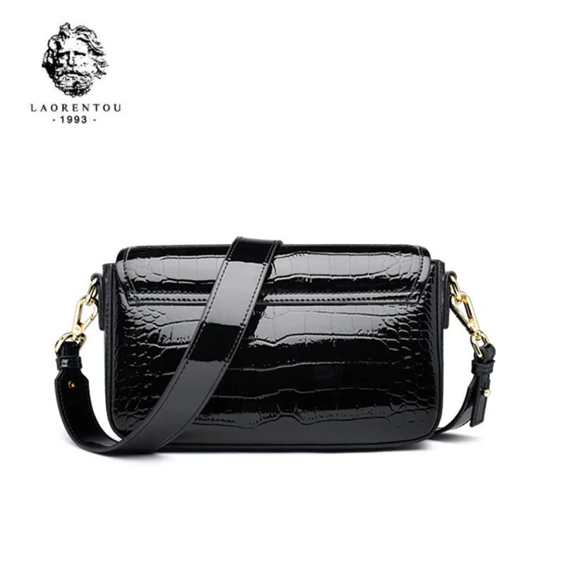 LAORENTOU 2020 Новая женская кожаная сумка через плечо брендовая роскошная из воловьей