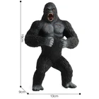 Игрушечная модель шимпанзе большого размера, цельная модель животного, Тарзана, черного Кинг-Конга, скелет, остров, ручная работа, детская игрушка для мальчиков, подарки