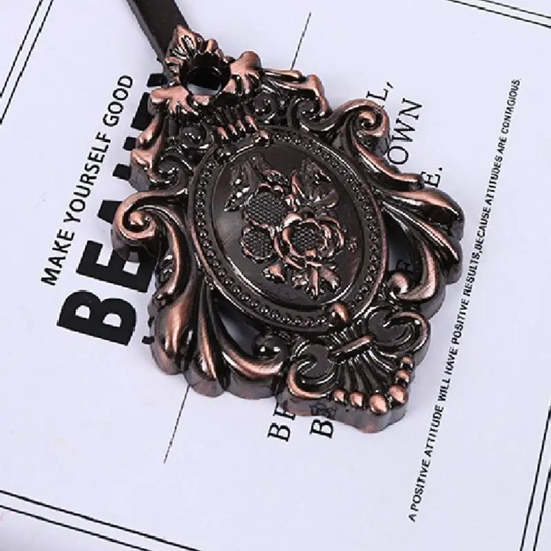 

2pcs/1set Aluminum alloy hook Rose Pattern Vintage Hooks Curtain Alloy Drapery Holdbacks Tieback F0L8