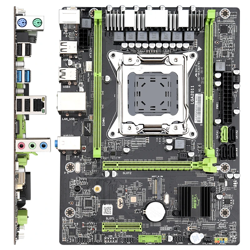 Комплект материнской платы X79 M с ЦП Xeon E5 2640 V2 LGA2011 2 шт. * 4 Гб = 8 памяти DDR3 ОЗУ 10600 1333