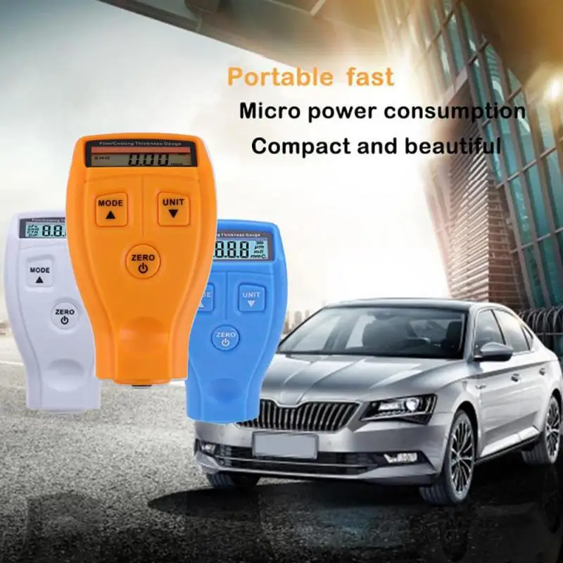 Новый портативный измеритель толщины плёнки тестер покрытия цифровой мини