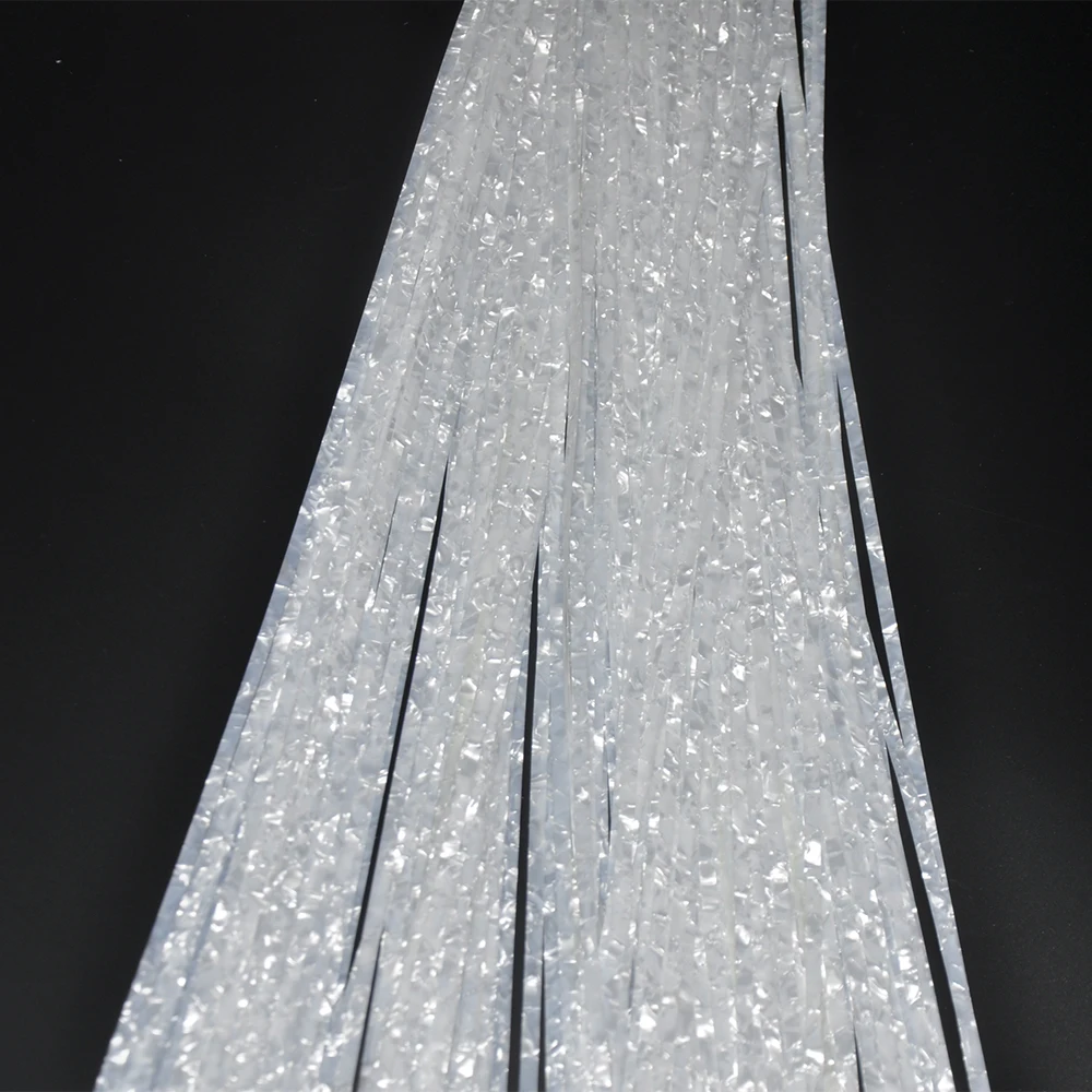 

Ленты для обвязки гитары, 10 шт./лот, 5 мм x 1000 мм, 0,46 мм, белый жемчуг