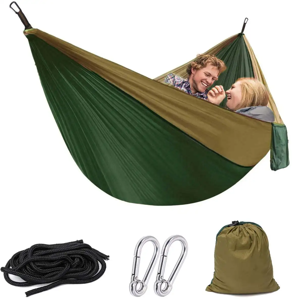 

Portable Camping Parachute Hammock Survival Garden Outdoor Furniture Leisure Sleeping Hamaca Travel Double Hammock