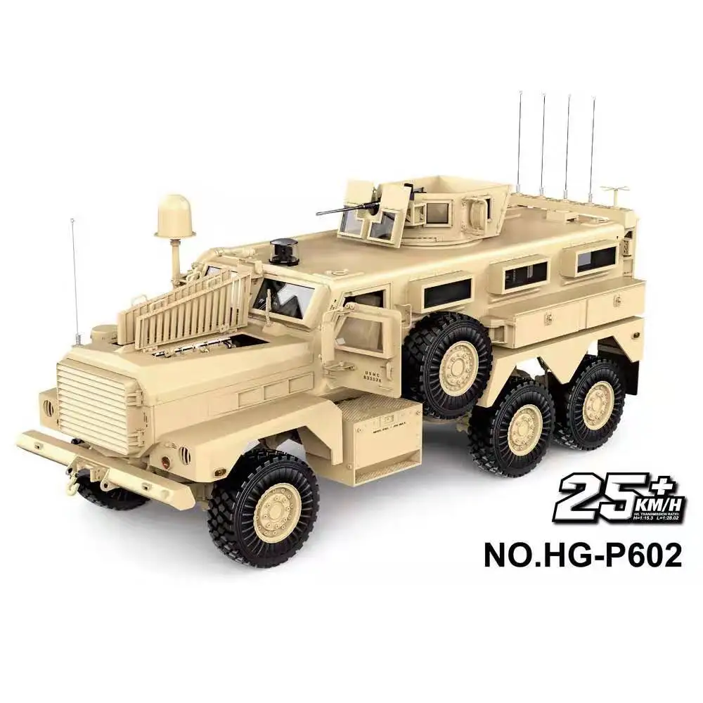Военный грузовик 1/12 модель моделирования Военная карта HG-P602 Hengguan Hummer внедорожный RC domineering транспортное средство с дистанционным управлением