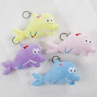 cartoon dolphin plush toy fish pendant backpack pendant keychain pendant car interior decoration childrens gift kids toys
