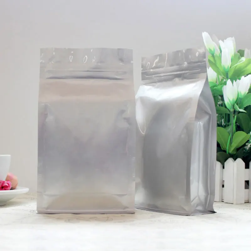 Алюминиевая фольга пакет с застежкой молнией для кофе молока чая восьмиугольный