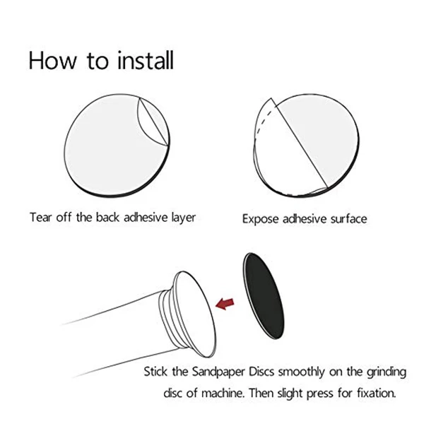 60 pcs Replacement Sandpaper Discs Pads For Electric Foot File Callus Remover Pedicure Tool | Красота и здоровье