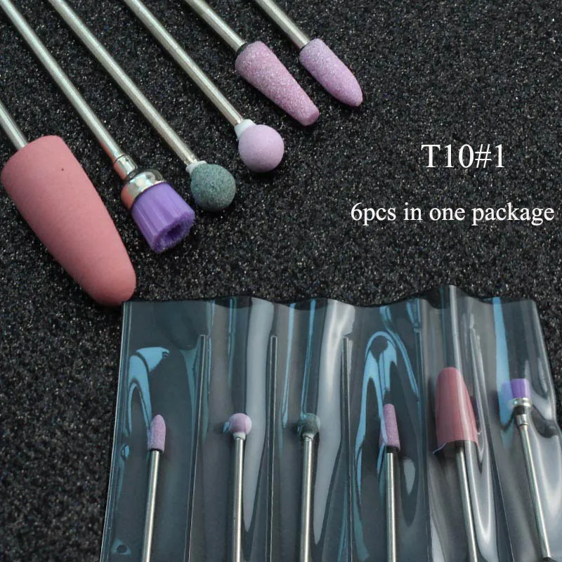 ERUIKA 9 типов набор фрез для маникюра электрическая машинка вращающиеся сверла