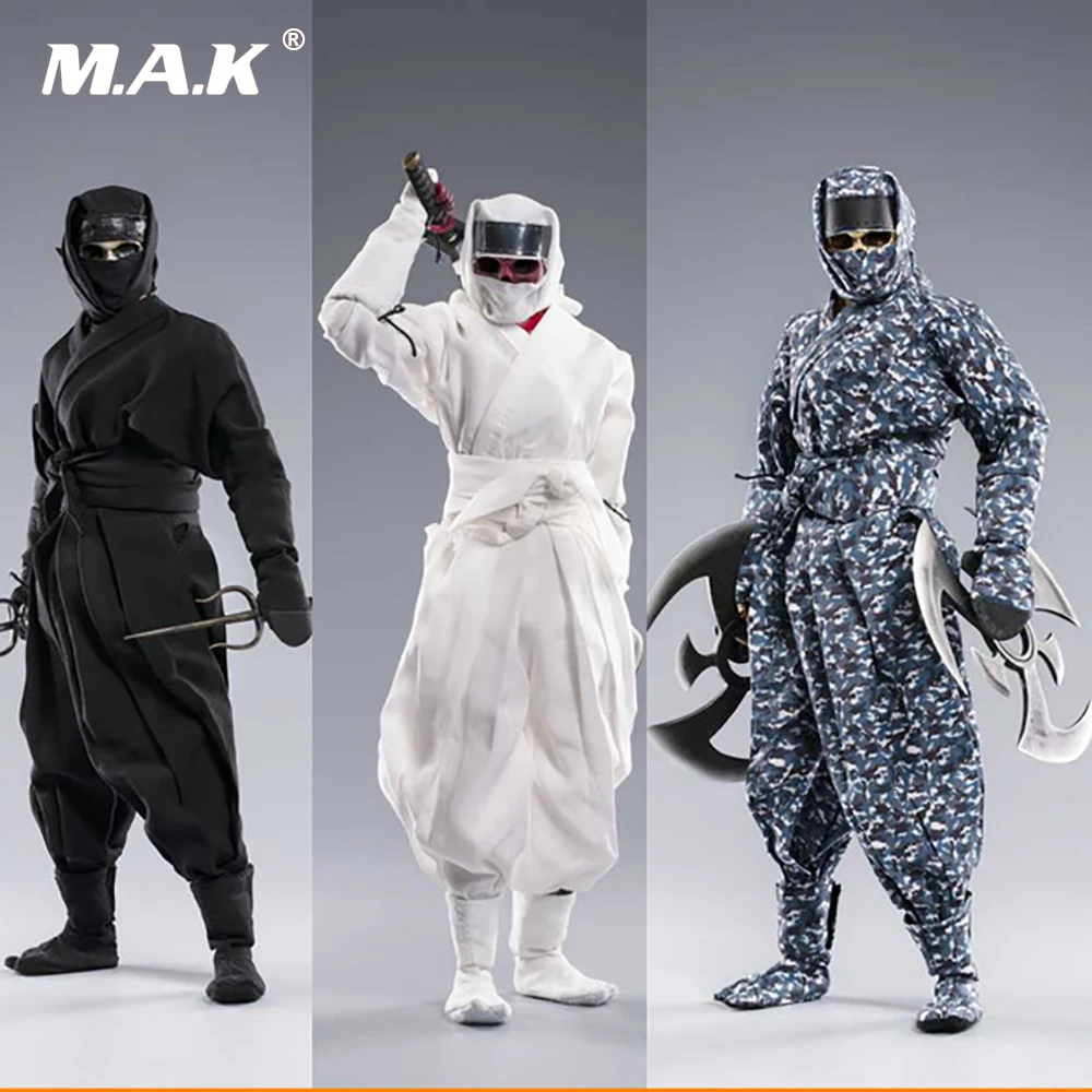 

Коллекционная 1/6 Мужская экшн-фигурка черный/белый/Камуфляжный череп Нежить ниндзя армия японская 12 дюймов полный набор фигурки Куклы