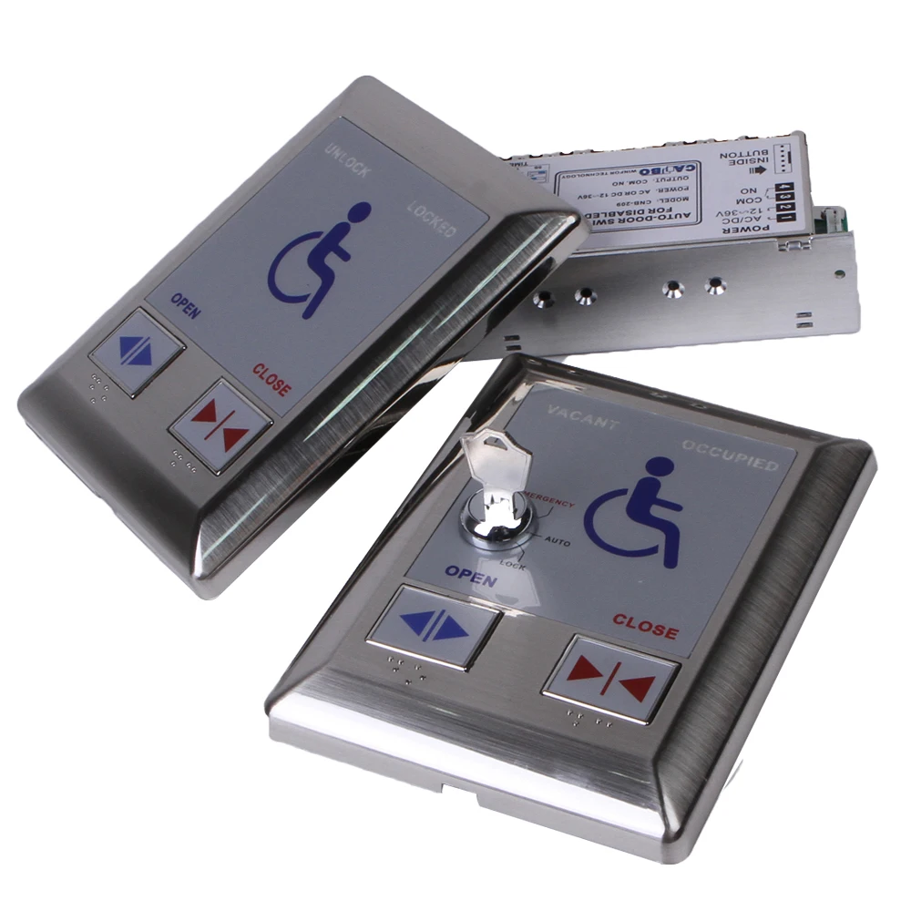 

automatic door washroom switch for disabled