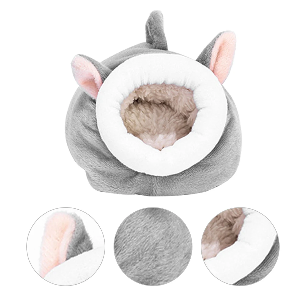 hamster house guinea pig hamster cotton house pet bed house small animal nest winter warm for rodentguinea pigrathedgehog free global shipping