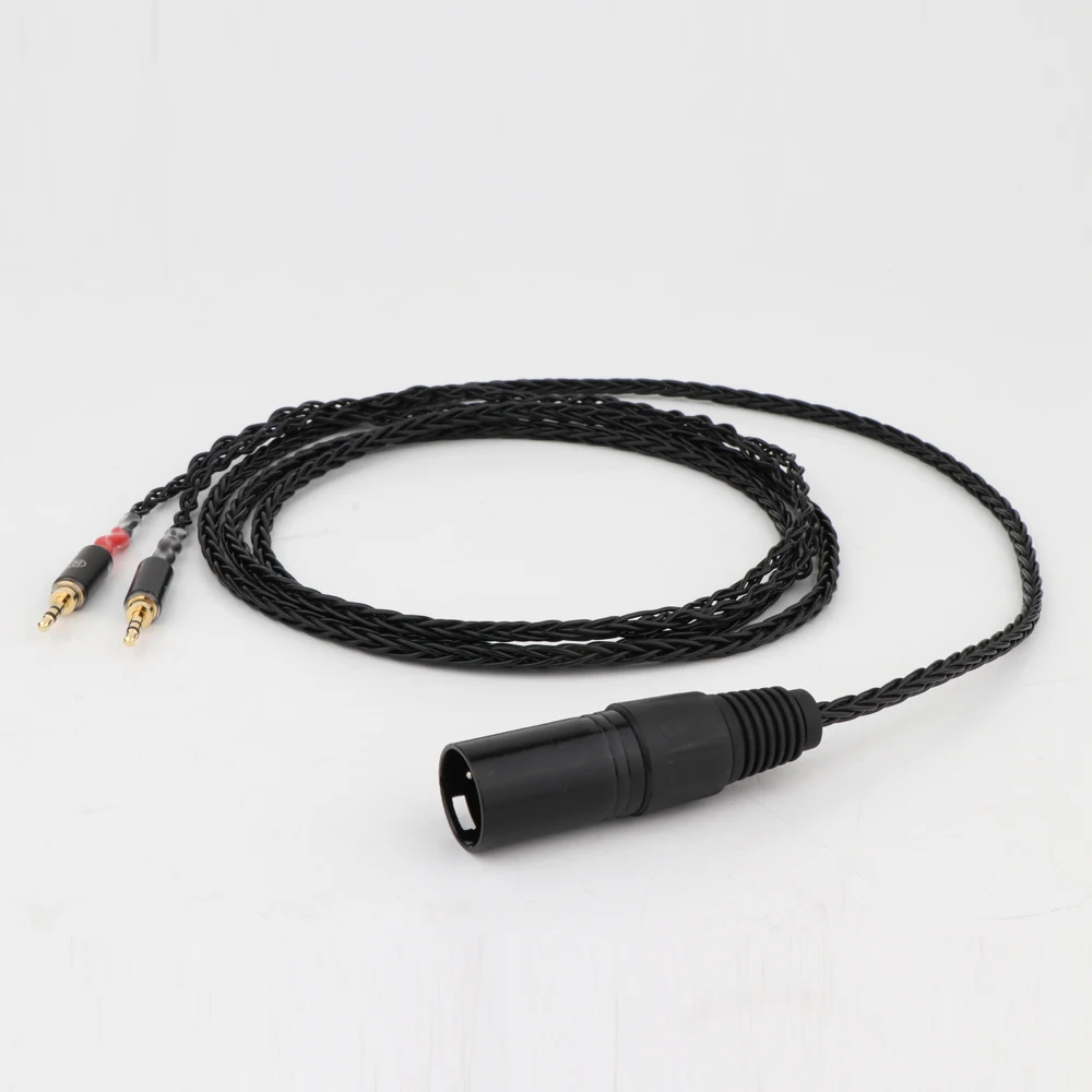 Высокое качество HC010 2x2,5 мм Hi-Fi 3-контактный XLR сбалансированный кабель наушников обновления