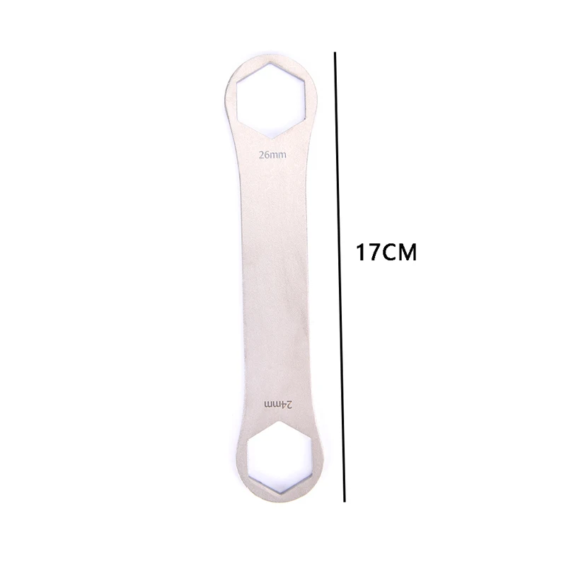 

Practical And Multifunctional Stainless Steel Bicycle Front Fork Axle Wrench Maintenance Tool Manual Professional Bicycle Repair