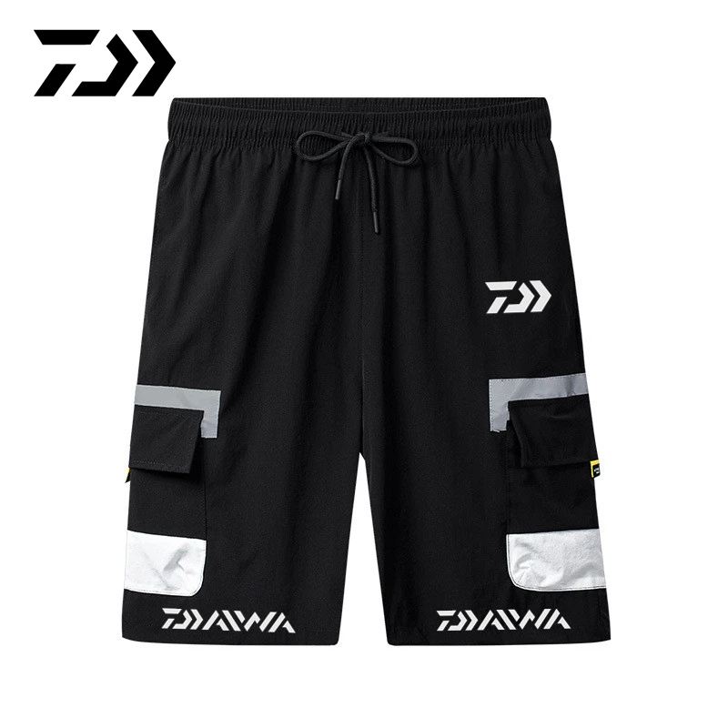 

Daiwa Mens Summer Quick Dry Hiking Fishing Shorts Outdoor Sports Breathable Trekking Camping Fishing Running Male Short 556#