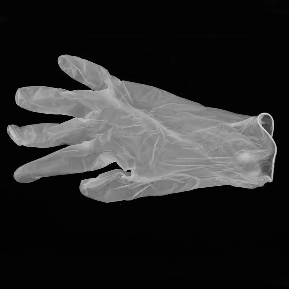 

100Pcs Multi-Function Disposable PVC Gloves For Beauty Manicure Nail Tattoo Family Cleaning Waterproof Oil-Proof Gloves Portable