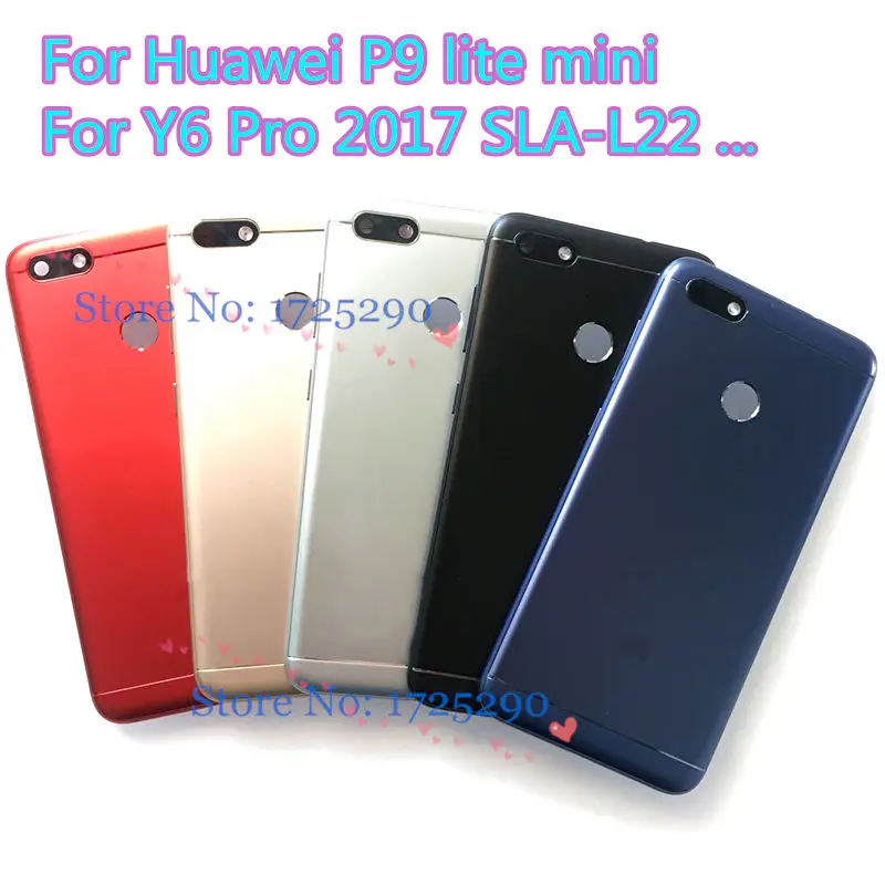 Новый задняя крышка корпуса батареи для Huawei Y6 PRO 2017 / P9 lite mini 5.0 SLA-L02 SLA-L22 L23 SLA-L03 и выше.