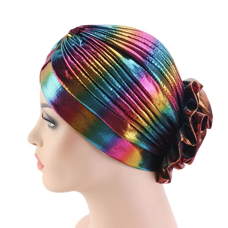 

New laser Big Flower Headband fashion hat headtie