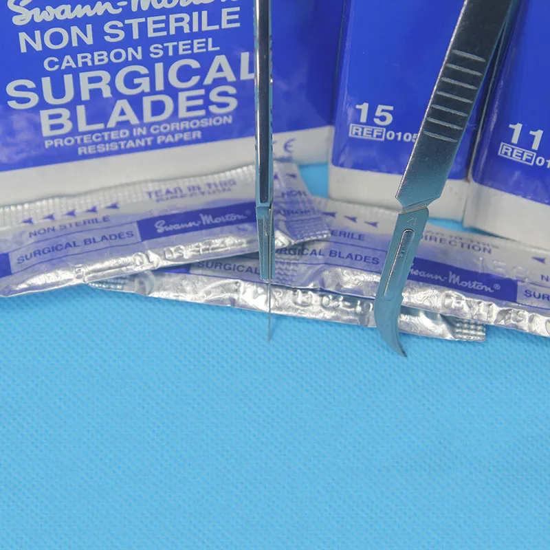 swann morton carbon steel scalpel surgical blade for mobile phone protector film fingerprint cable pcb repair diy cuting tools free global shipping