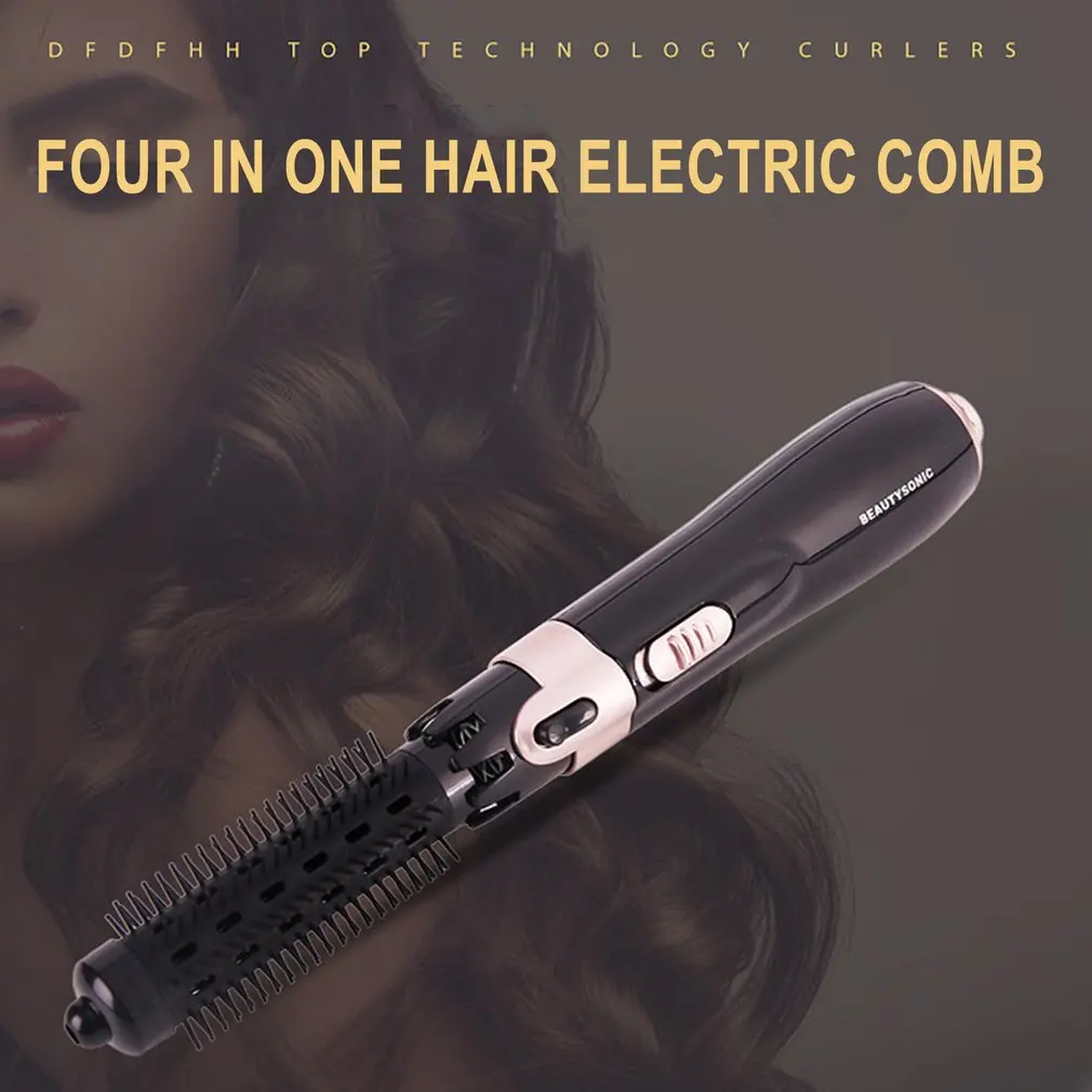 

4 In 1 Hair Curling Iron Multifunctional Hair Dryer Styling Tools Straight Comb Hair Styler Brush Roller Waver