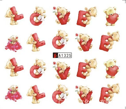 Наклейка на ногти водная наклейки для ногтей слайдер декор дизайна тату маникюр |