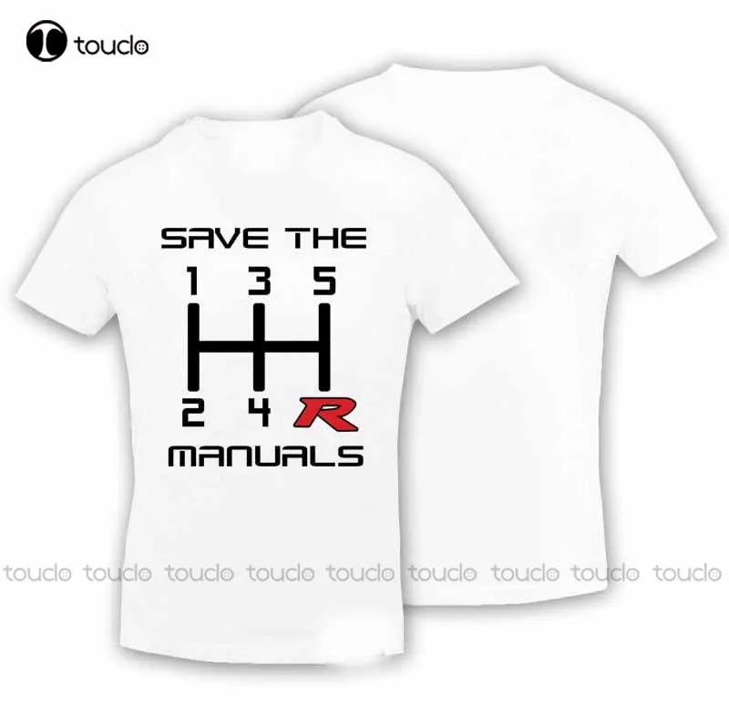 

New Fashion Brand Clothing T-Shirt Save The Manuals Hon Type-R Mugen Jdm Free Shipping Tee Shirt Custom Aldult Teen Unisex