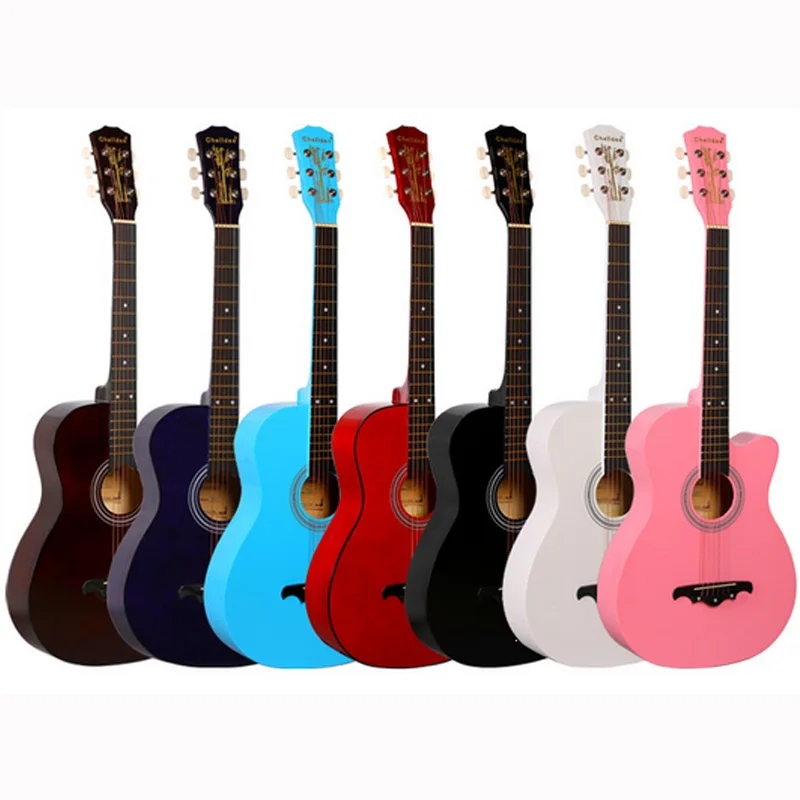 

38-Inch Guitar Ballad Beginner Practice Multicolor Optional