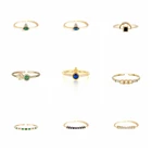 AIDE 925 стерлингового серебра камень Открытые Кольца для пальцев для женщин модные свадебные кольца, Золотое кольцо, ювелирные изделия для девушек, подарок Aneis CZ