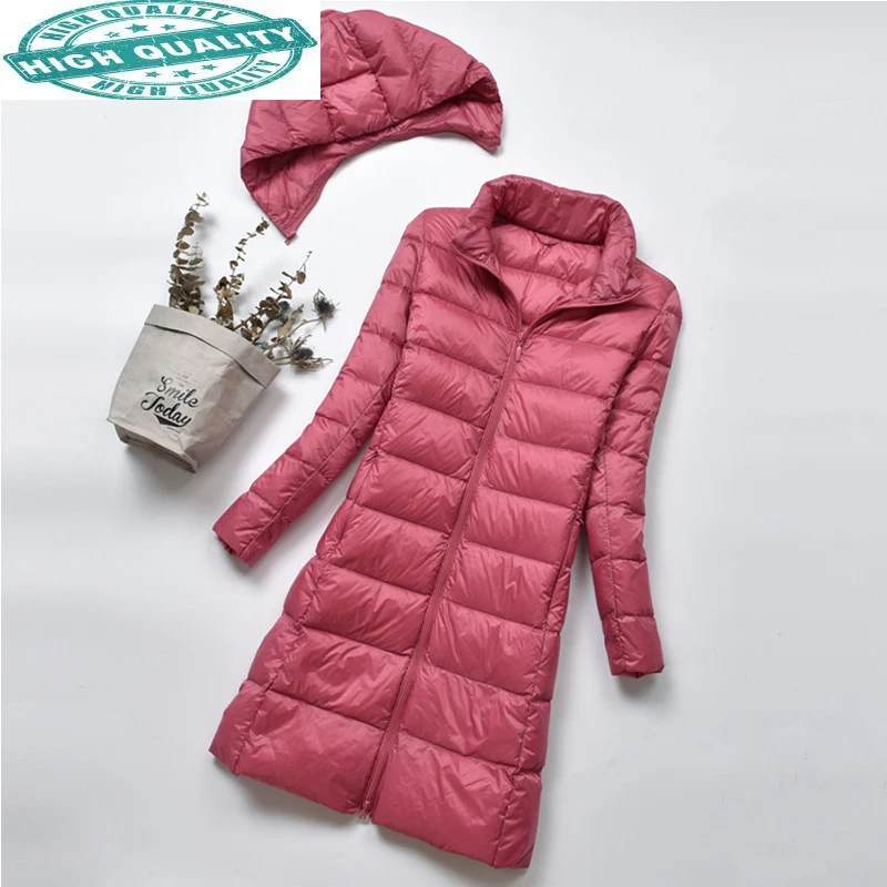 

Autumn Women's Winter Ultra Light Women 10% White Duck Down Coat Female Puffer Jackets
