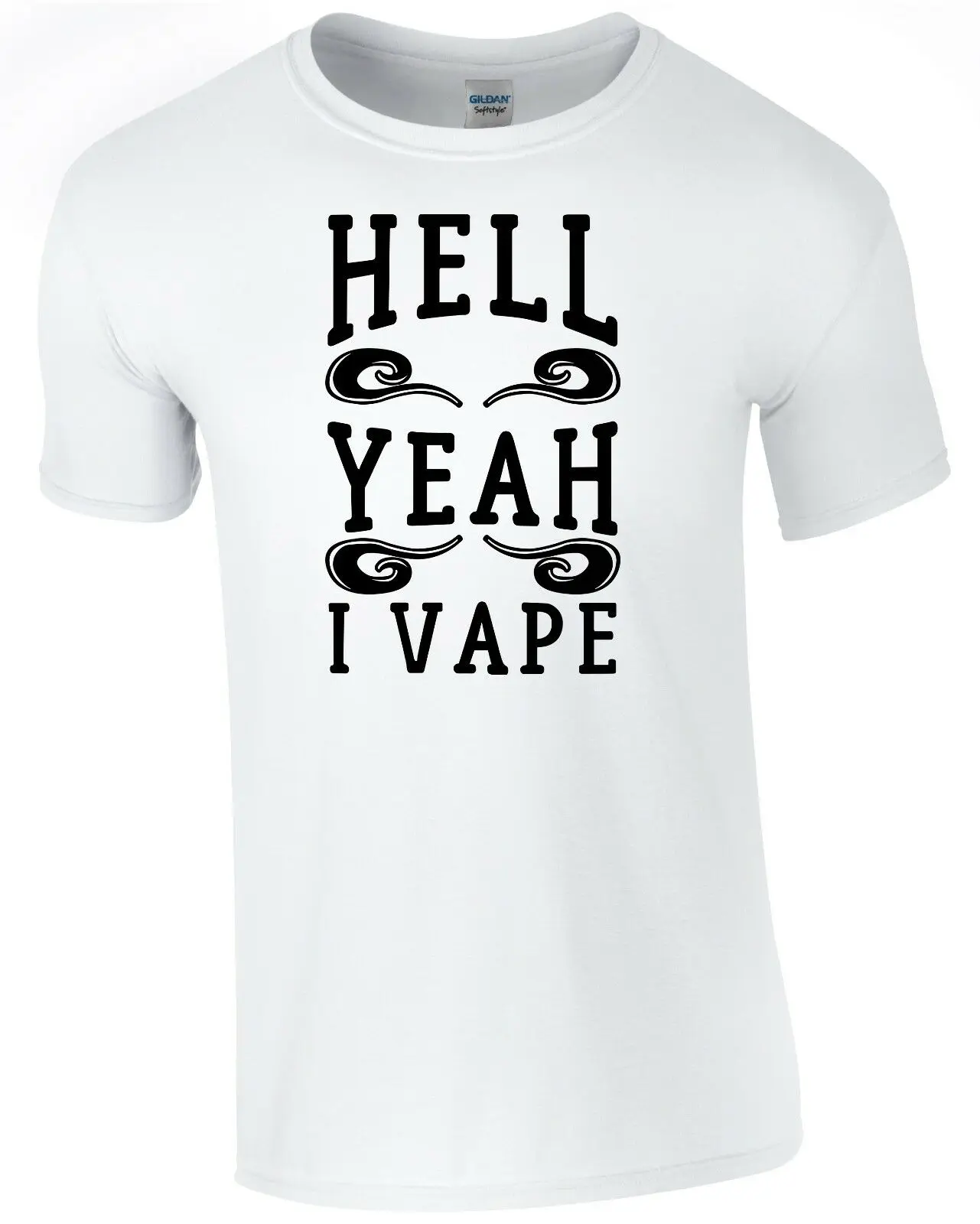 Hell Yeah I Vape Мужская футболка 2020 модная мужская футболка|Мужские футболки| |