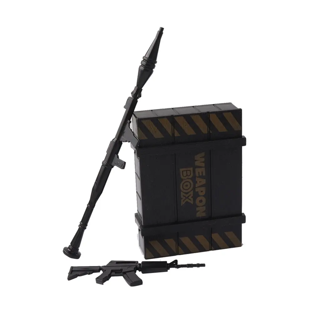 Weapon Box Plastic Storage Case With Toy Accessories Simulation Decoration Parts For 1/10 RC Car Crawler D90 Axial SCX10 | Игрушки и