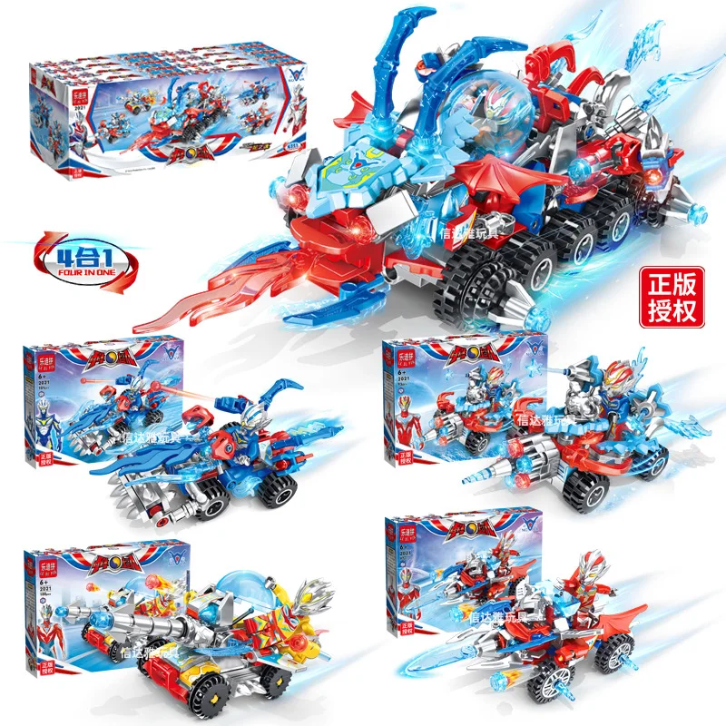 

Сборные строительные блоки 4 в 1 китайская комбинация колесиков детская развивающая сборная игрушка конструктор случайный набор