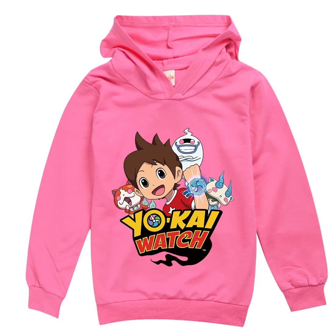 

4-14 Years Toddler Boy Sweatshirt Toddler Kids Hoodies Yo-Kai Watch Shirt Long Sleeve Super Heroes Sweater kid kawaii clothing