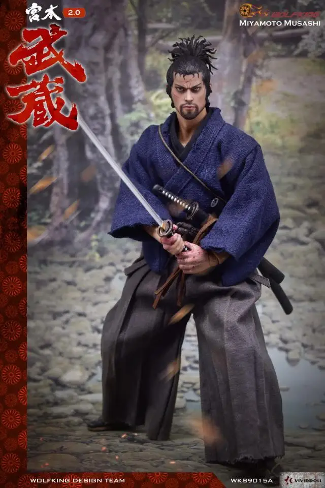 WOLFKING WK89015A 1/6 Миямото Takehide 2 0 Коллекционная экшн-фигурка для фанатов праздничный