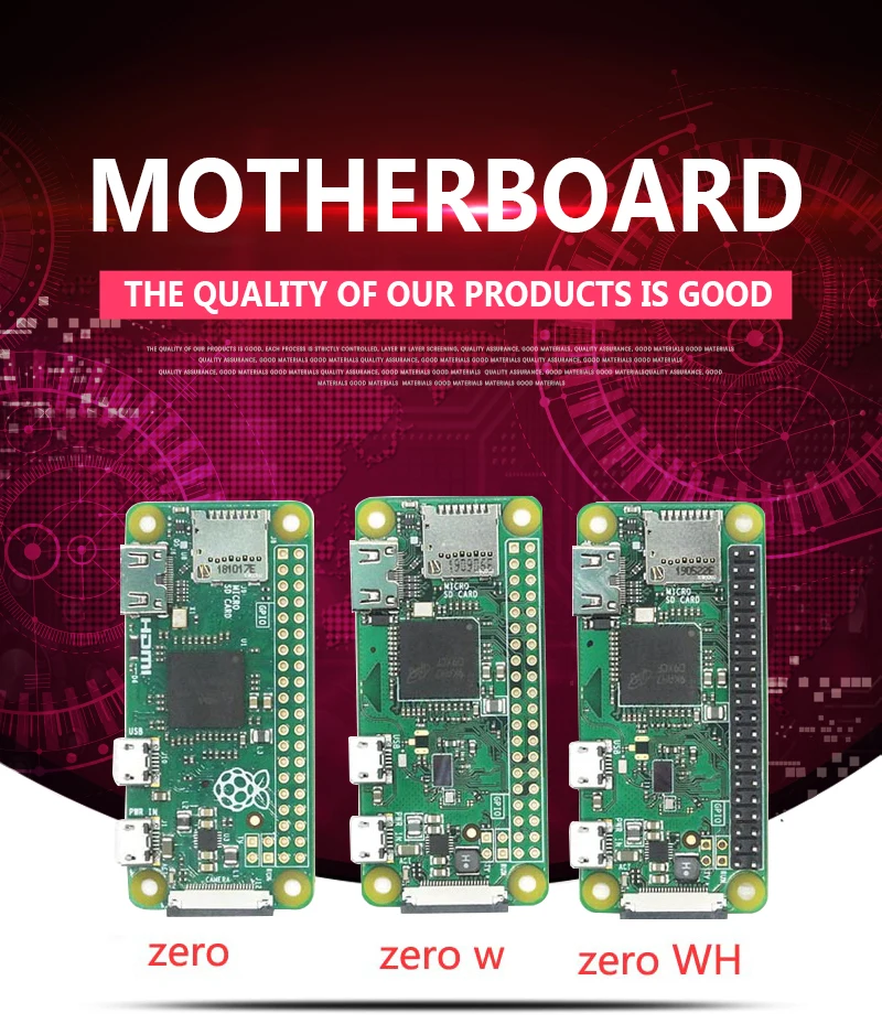 Оригинальная Беспроводная bluetooth-плата Raspberry Pi Zero V 1,3 Zero W WH с процессором 1 ГГц, ОЗУ 512 Мб, Версия Raspberry Pi Zero 1,3