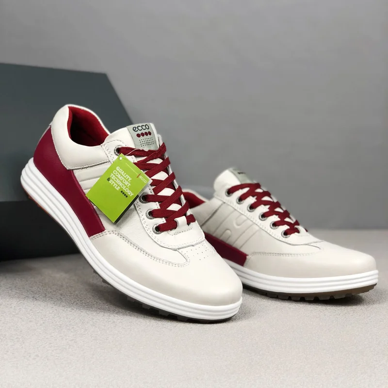 

Autumn Golf Trainers for Men White Golf Trainers for Men Good Quality Athletic Shoes Men Comfortable Leather Golf Shoe Man