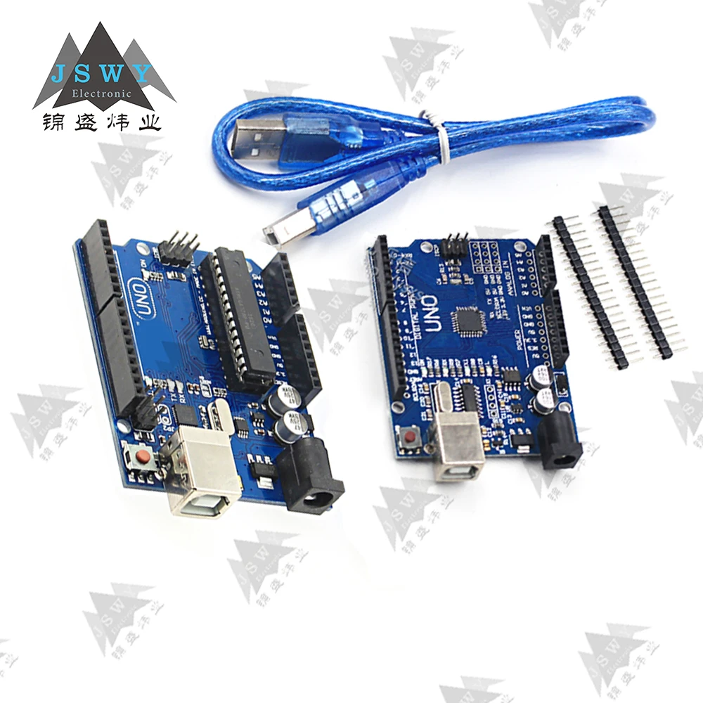 Arduino UNO R3 Starter Kit DIY MCU control programming board ATMEGA328P drive CH340G Use the for uno Free shipping | Электронные