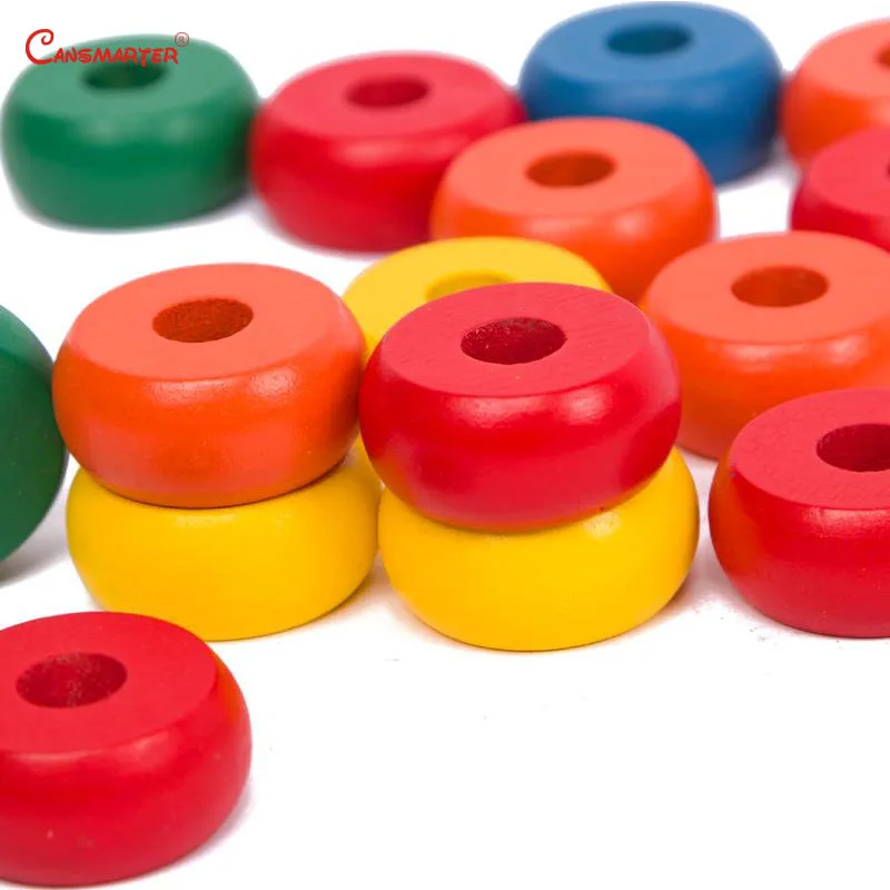 Деревянные матросские игрушки из бука математические диски для обучения