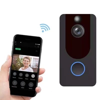 qzt eken v7 video doorbell camera ip wifi 1080p wireless smart ring video intercom doorbell home security door eye camera wifi