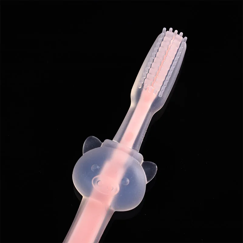 Мягкий и безопасный Прорезыватель для обучения зубов|Зубные щетки| |