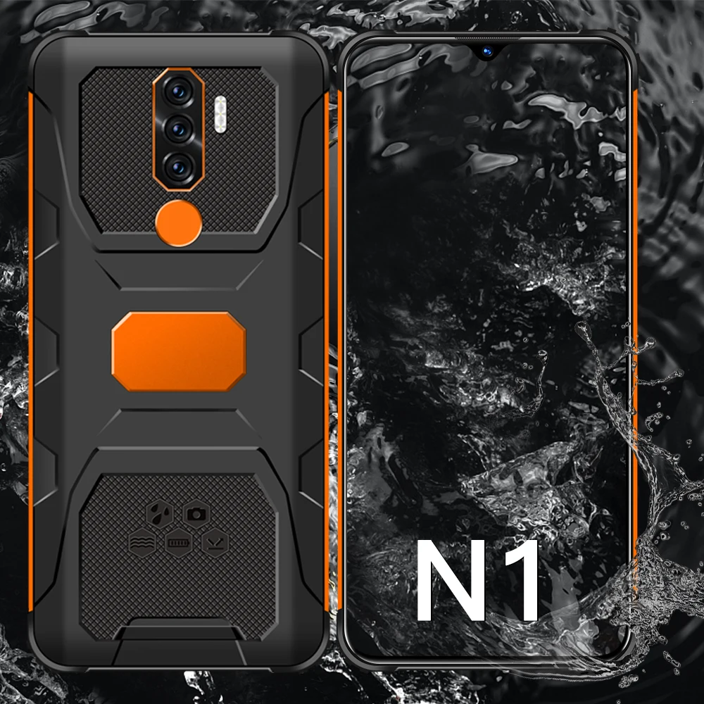 

Rugged Smartphone N1 7.0 Shockproof Andriod11 Waterproof Qualcomm 8G 16G 512GB Dual SIM 6800mAh Multi-Language