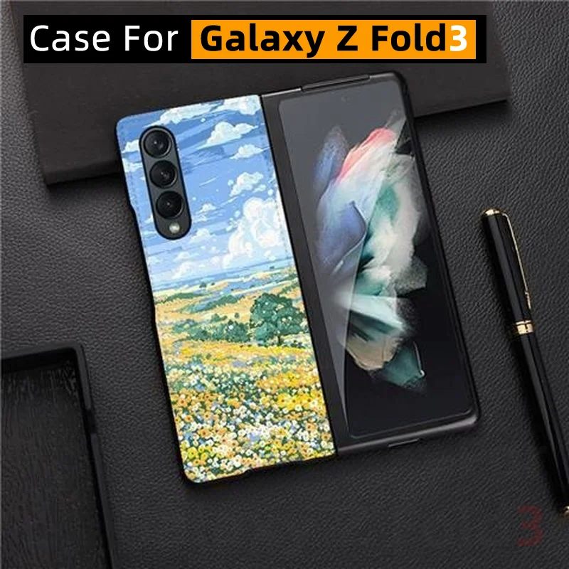 

For Samsung Galaxy Z Fold3 case,Galaxy Z fold 3 case,w22 PU Case