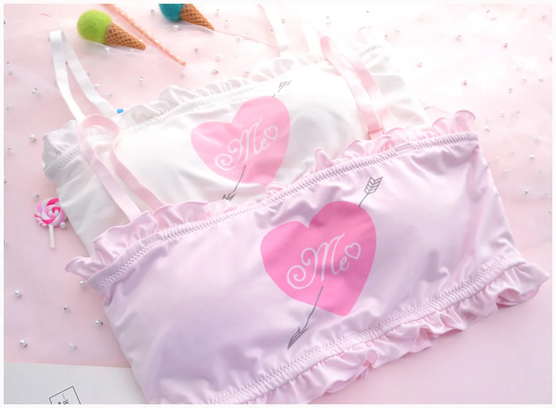 Симпатичные и Sexy Shimapan Kawaii Для женщин прозрачный сладкий Амур крышка 2 шт.