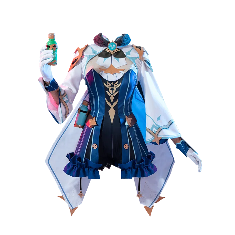 

Новая игра Genshin Impact Косплей-костюм в виде сахарозы полный комплект Женская боевая униформа костюмы для активвечерние отдыха