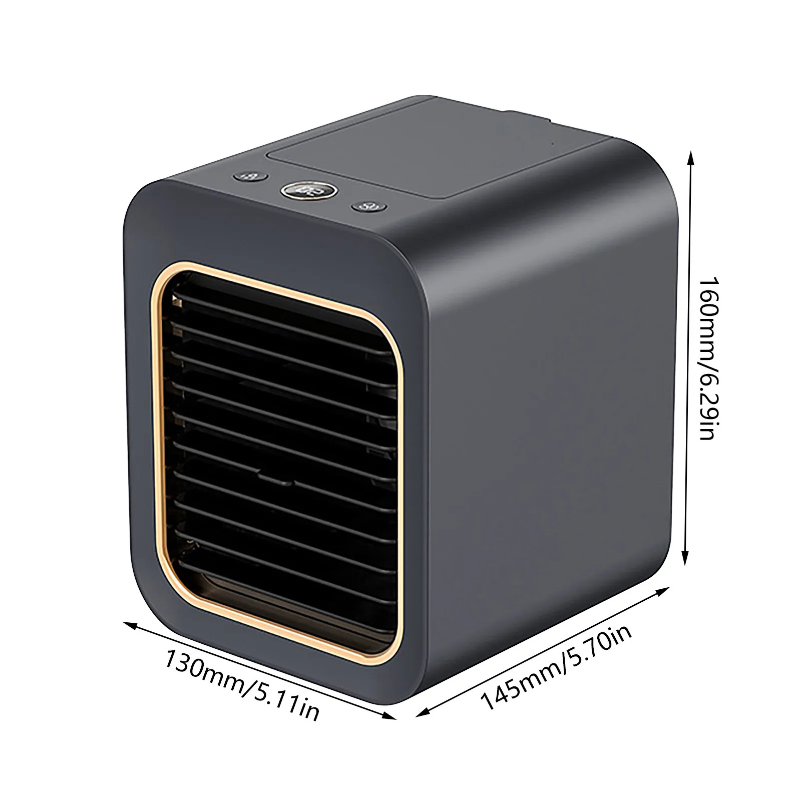 

Mini Air Conditioner Air Cooler Fan 7 Colors Light USB Portable Air Conditioner 3 Gear Personal Space Air Cooling Fan