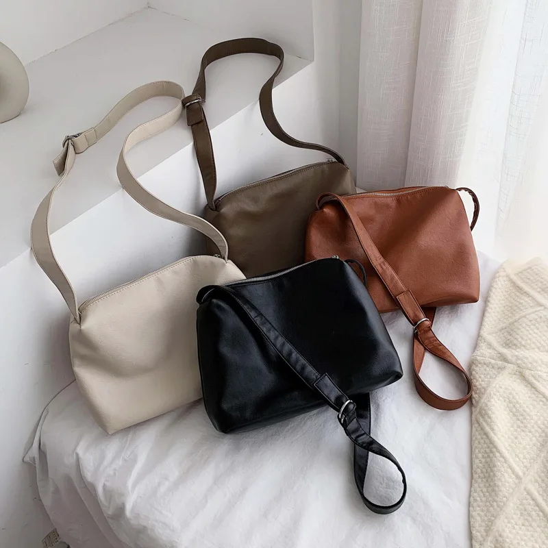 Сумка-тоут женская из мягкой кожи брендовый большой винтажный саквояж на плечо