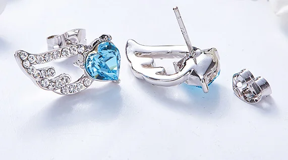 

UXN453 925 pure silver love lady Earrings lovers Earrings