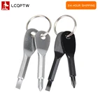 2 шт., брелок для ключей из нержавеющей стали