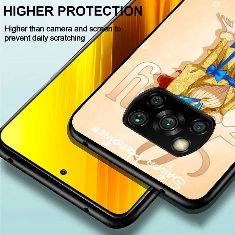 

Disney Animation Cartoon Princess Color Cover For Xiaomi Poco C3 M3 M2 X3 NFC X2 F3 F2 F1 Mi A3 A2 Lite Pro Black Phone Case