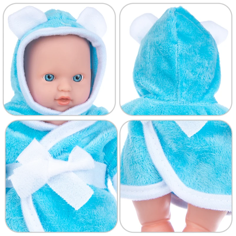 

8inch Full Silicone Reborn Baby Dolls Alive Lifelike Mini Real Dolls Realistic Doll Reborn Baby Toys Bath Playmate Gift