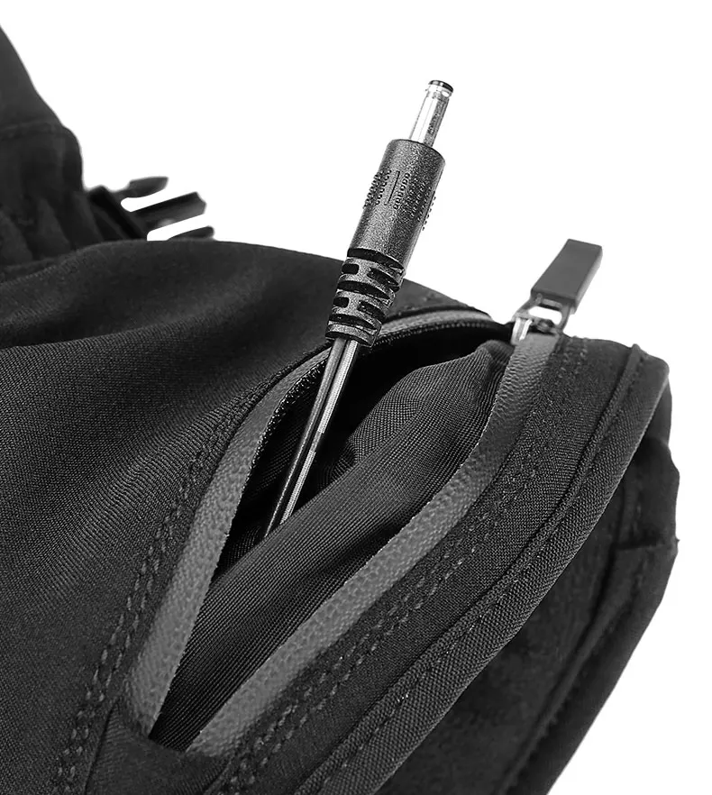 KUTOOK USB Перезаряжаемые Батарея перчатки с подогревом Термальность Для мужчин зимние Водонепроницаемый лыжный Снегоход Мотоцикл Сноуборд аксессуары